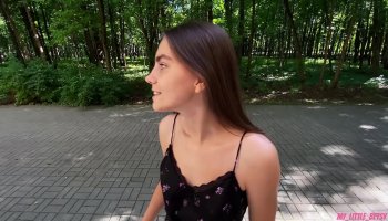 Great cumshot and dick inside of her throat