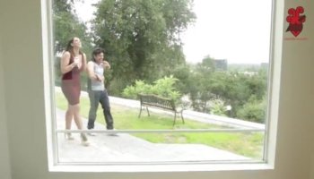 Slut charms a lustful weenie with anal riding